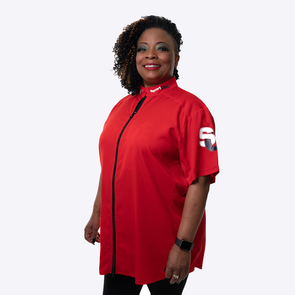 Sport Clips Jacket Red