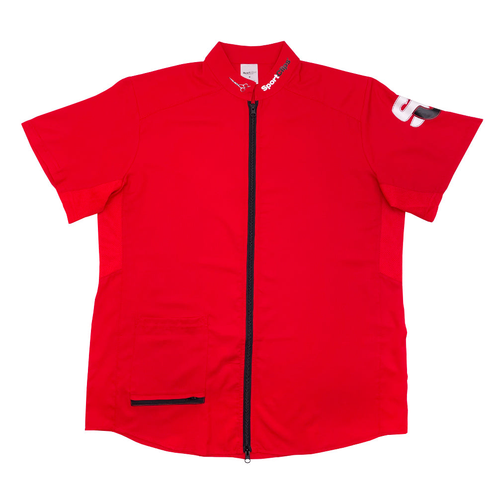 Sport Clips Smock Red